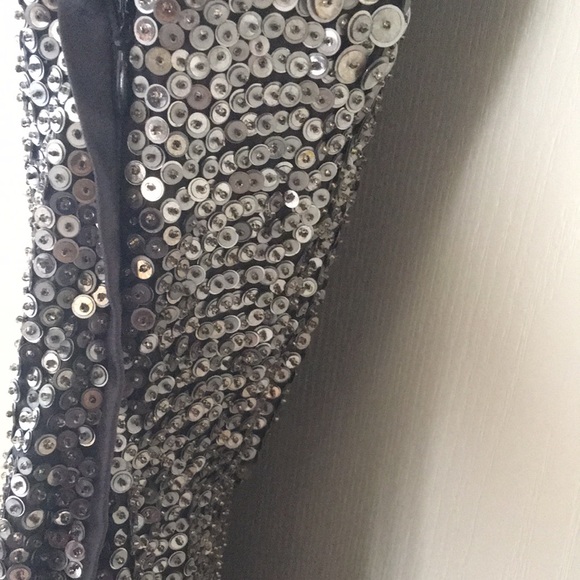 ASO Blair Waldorf Gossip Girl Valentino Sequin Silk Dress US 8 - Picture 6 of 12